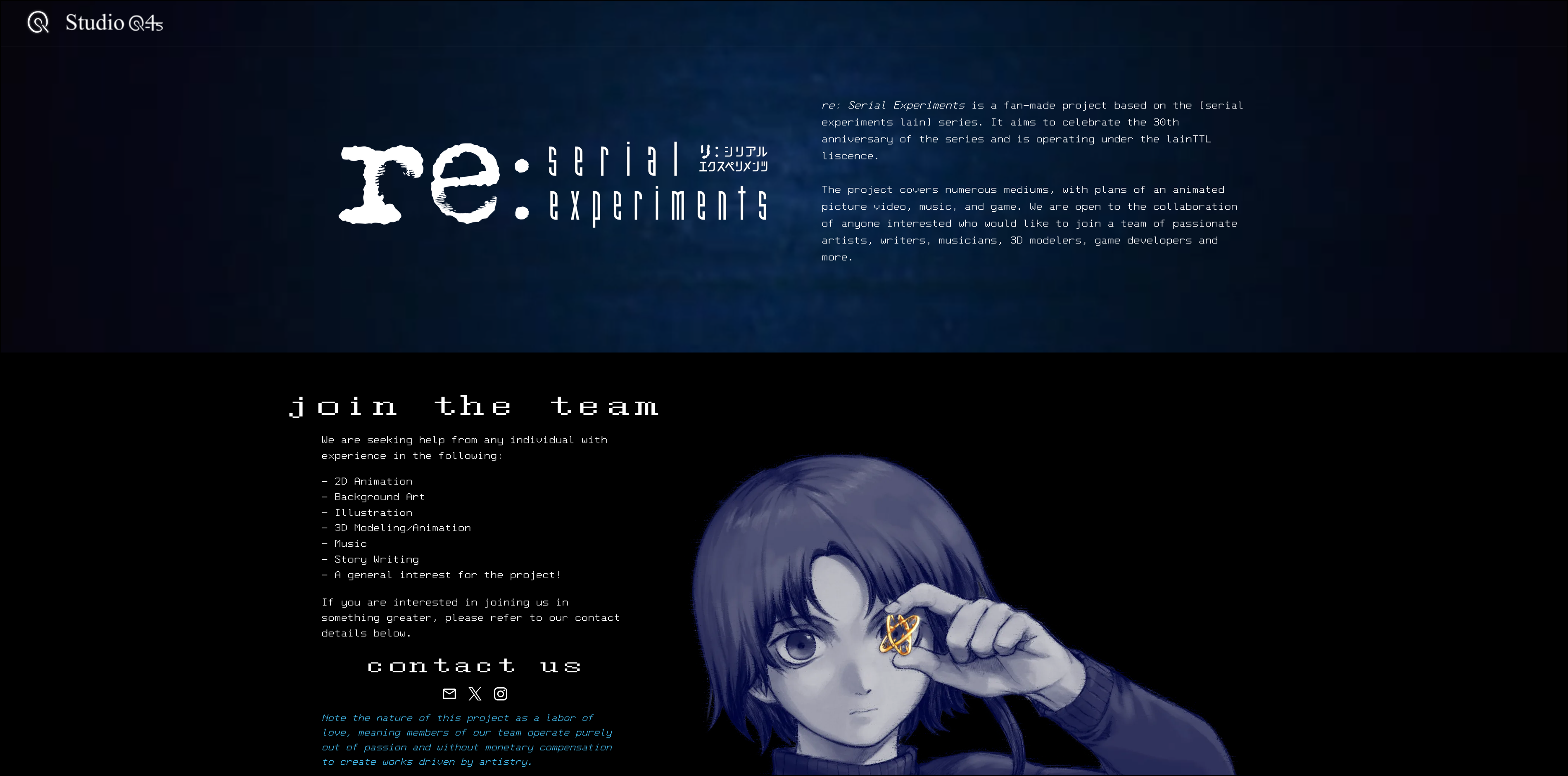 Screenshot of Lain Game